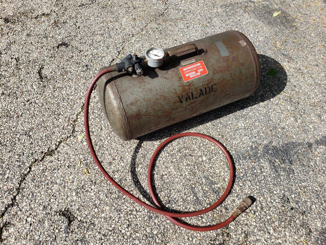 Portable Steel Air Carry Tank with the hose