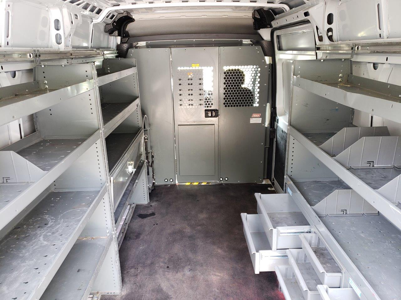 Set of Cabinets and Divider for Dodge RAM Promaster 2500