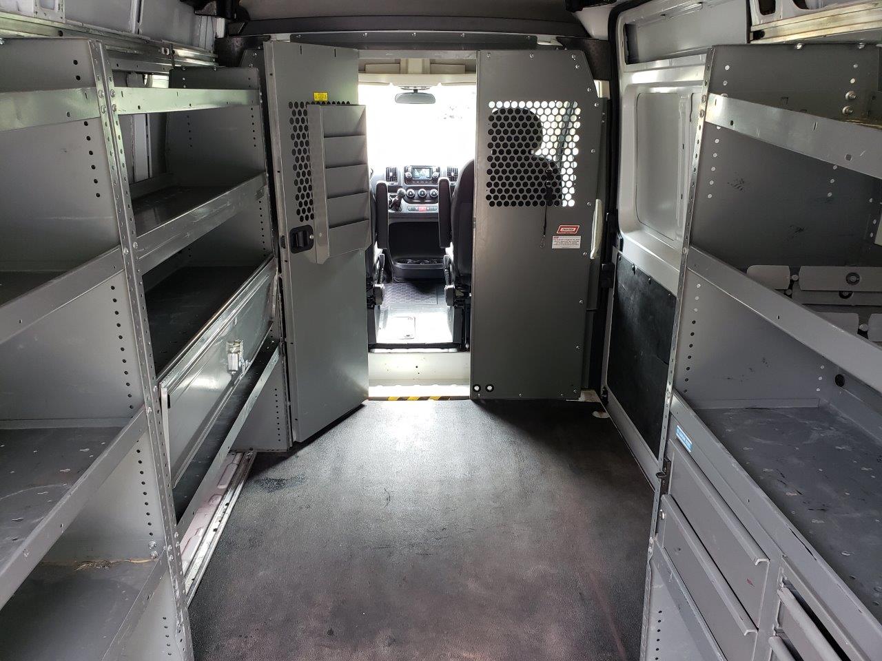 Set of Cabinets and Divider for Dodge RAM Promaster 2500