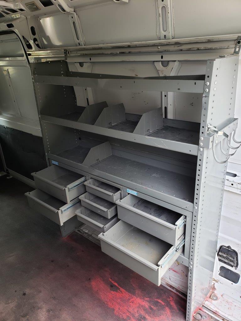 Set of Cabinets and Divider for Dodge RAM Promaster 2500