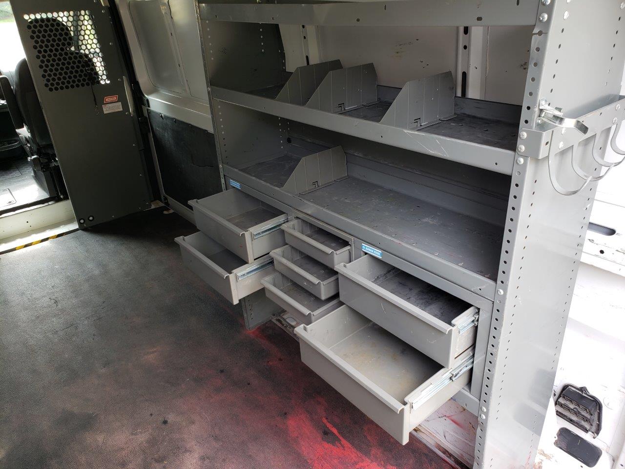 Set of Cabinets and Divider for Dodge RAM Promaster 2500