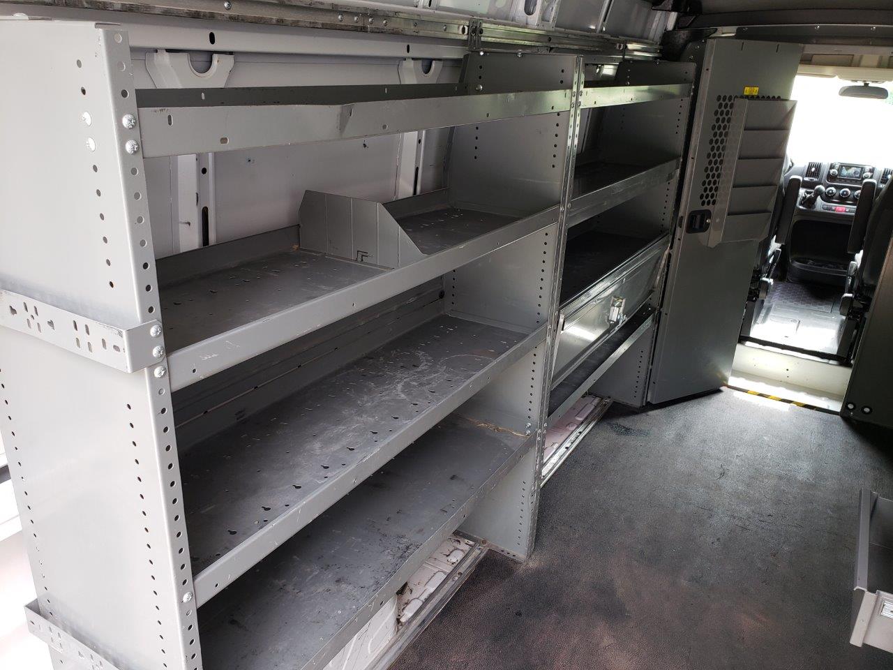 Set of Cabinets and Divider for Dodge RAM Promaster 2500