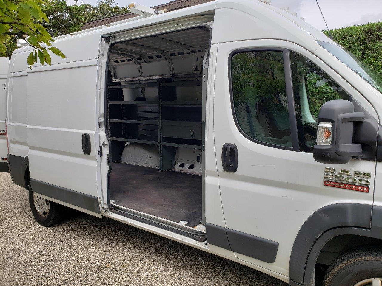 Set of Cabinets and Divider for Dodge RAM Promaster 2500