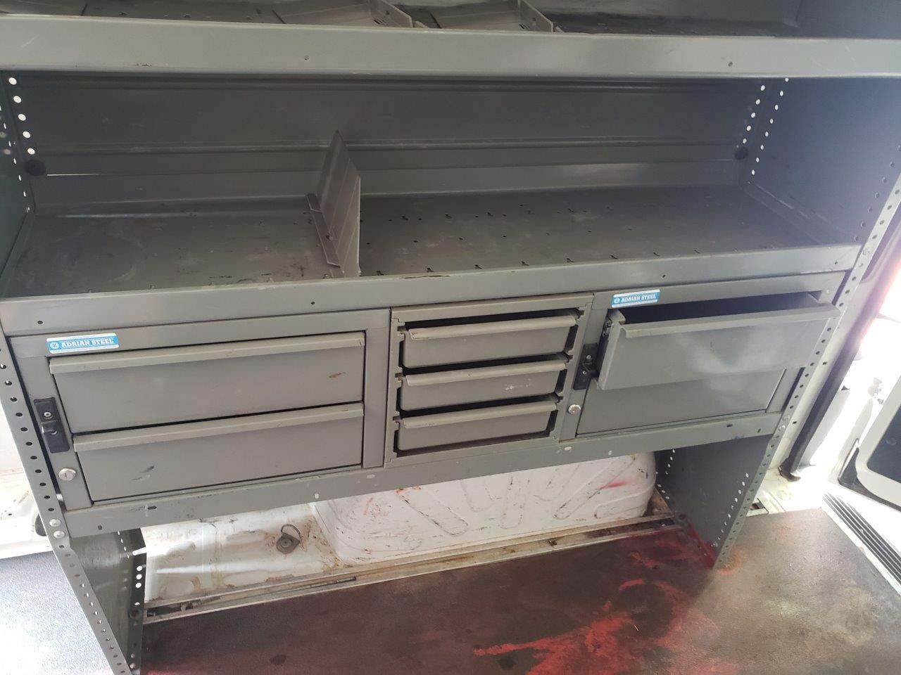 Set of Cabinets and Divider for Dodge RAM Promaster 2500