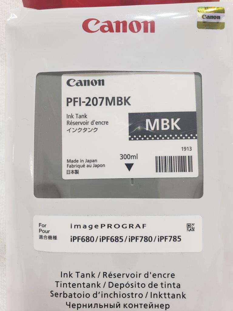 Canon PFI-207MBK Ink Cartridge - Matte Black - Inkjet - 1 Pack - 8788B001