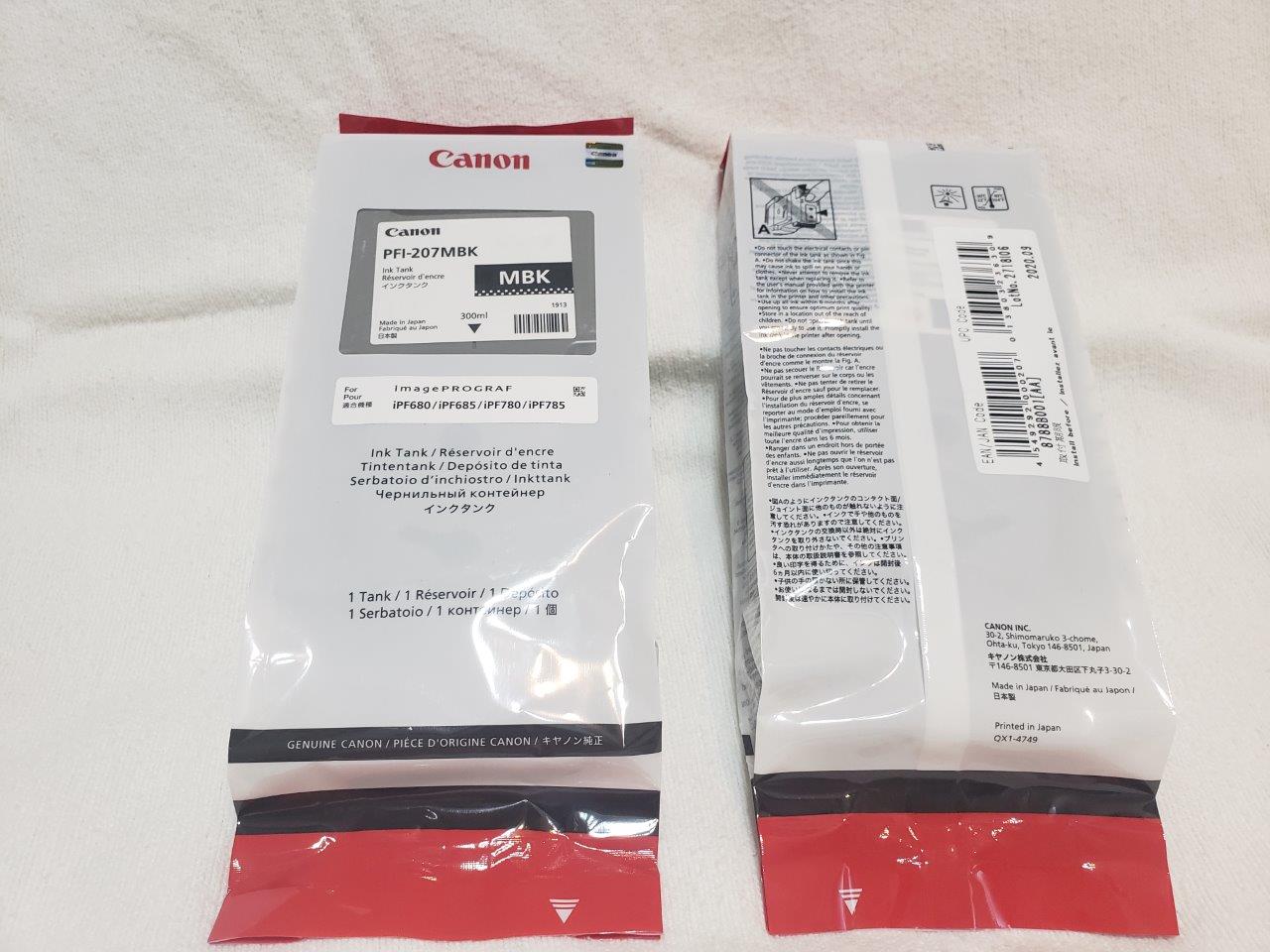 Canon PFI-207MBK Ink Cartridge - Matte Black - Inkjet - 1 Pack - 8788B001