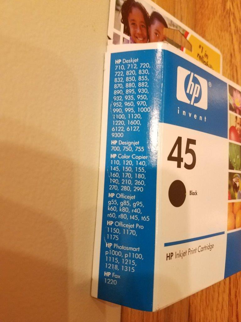 HP 45 Black Original Ink Cartridge, 51645A #140