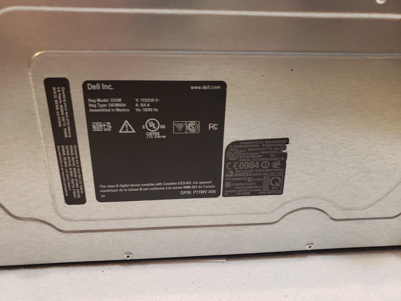 Dell desktop PC Intel i7-2600 3.4 GHz 4 GB RAM 250 GB HDD Windows 7 Pro