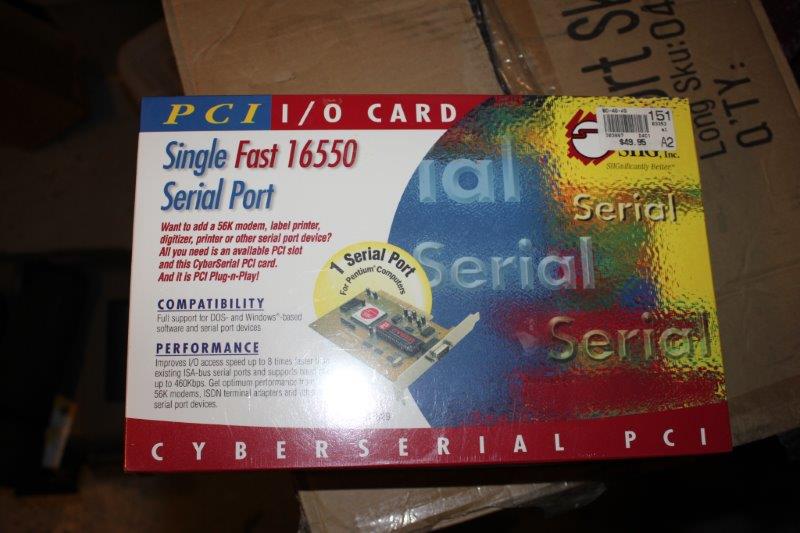 SIIG Cyberserial PCI Single Fast 16550 Serial Port I/O Card