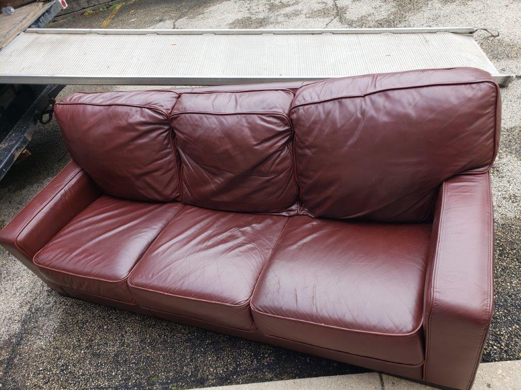 Leather 3-Seater Sofa
