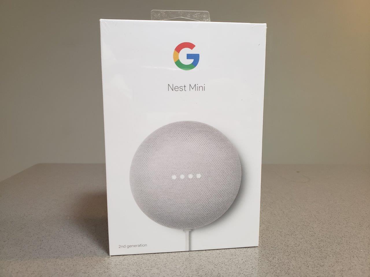 Google Nest Mini (2nd Generation) with Google Assistant (Chalk) 2019 VERSION - BRAND NEW!!!