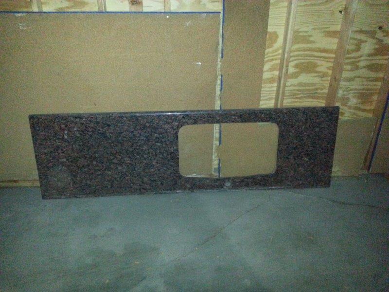 Saphire Brown Granite countertop