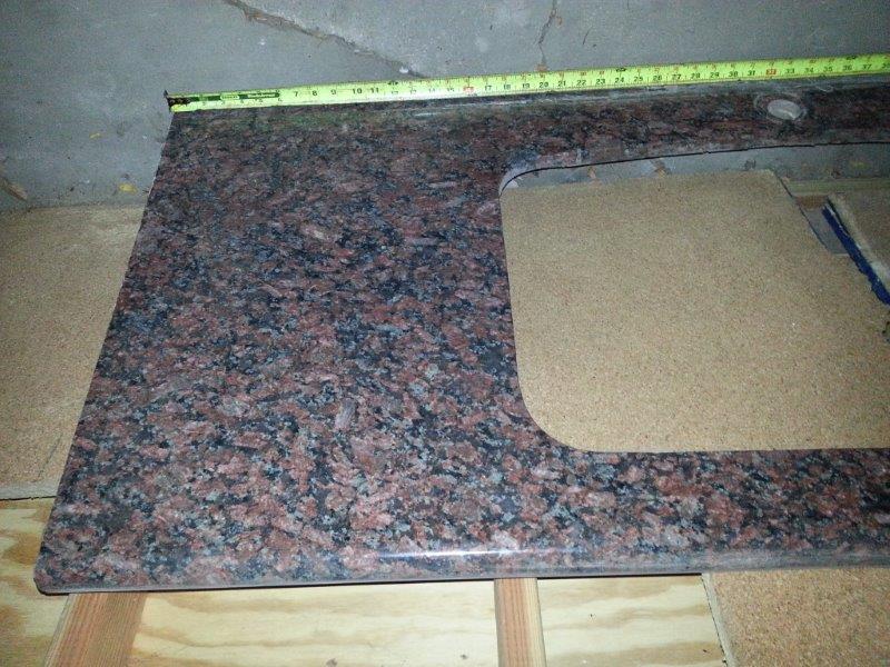 Saphire Brown Granite countertop