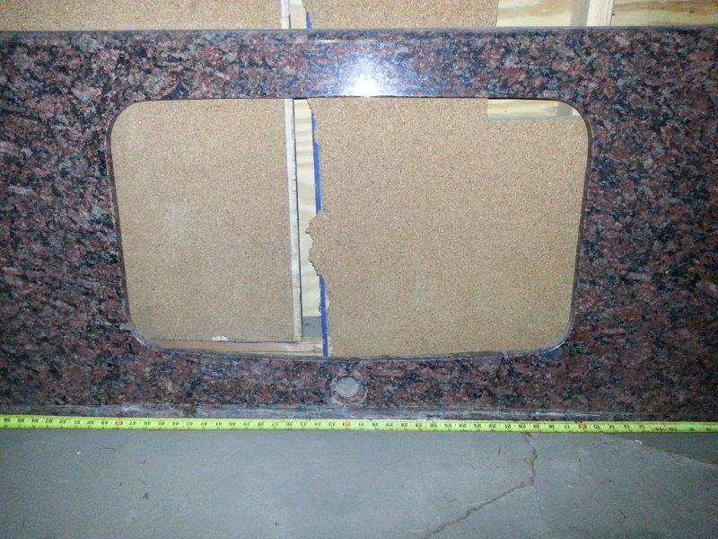 Saphire Brown Granite countertop