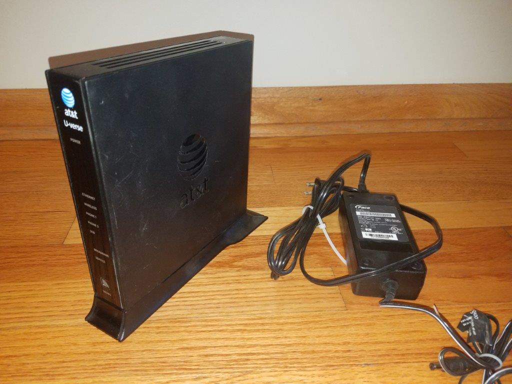 At&T U-verse 4-port Wireless N Router Modem Combo 5031NV