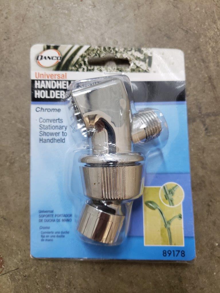 Danco Chrome Shower Arm Bracket with Hose Connection