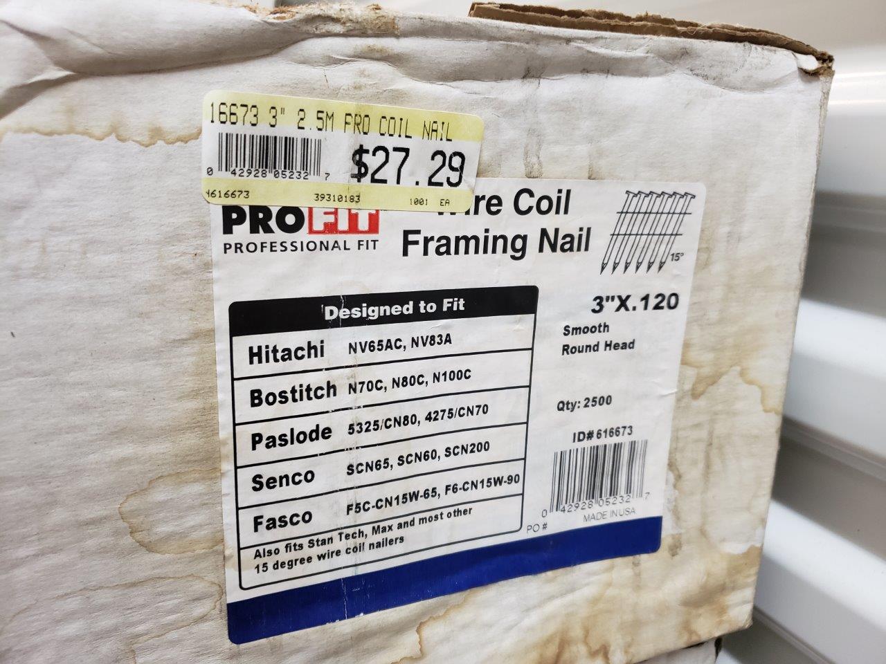 Wire Coil Framing Nails
