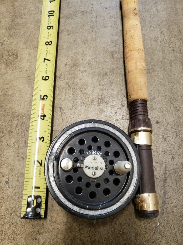 Fly Fishing rod 90 inch 7.5ft with reel MEDALIST 1594RC pole 7.5 feet ft