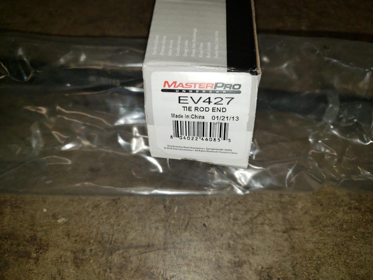 MasterPro Chassis Tie Rod End Part# EV427 Line: MPC