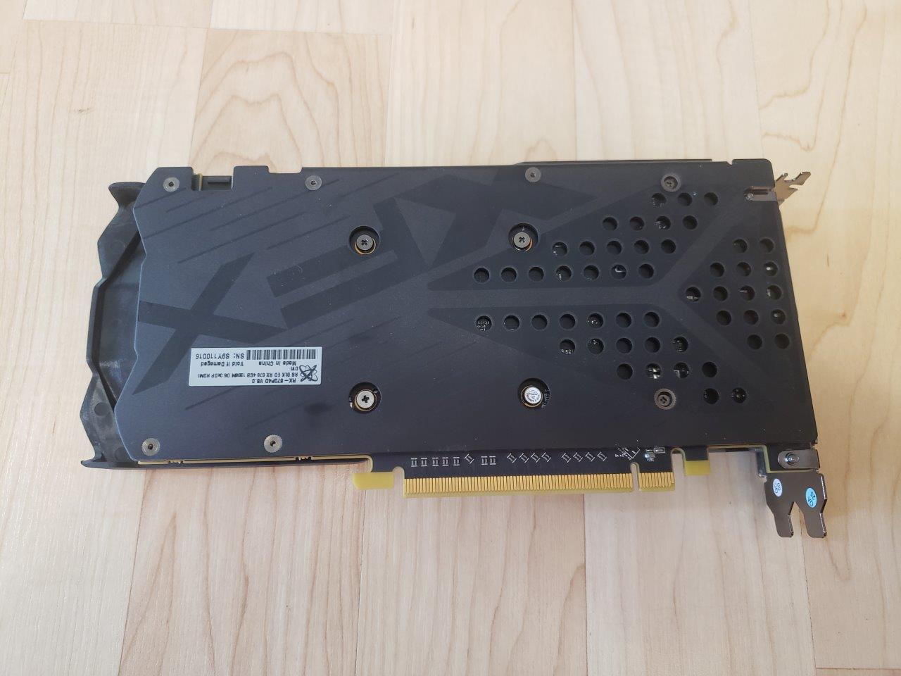 XFX RX 570 4GB GDDR5 RS XXX Edition PCI-Express 3.0 Graphics Card RX-570P4DFDR,Black/Red,HDMI DVI w/Custom Backplate